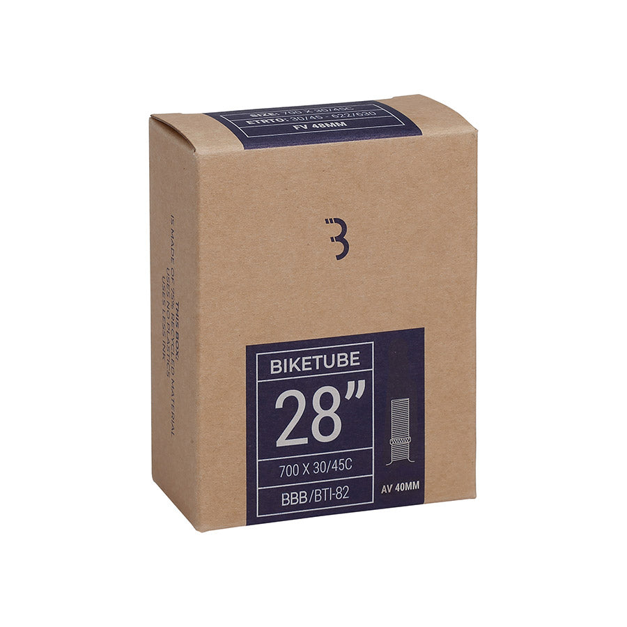 030296-12::0::030296-12::BBB Cycling, Chambre à air, Schrader, Longueur: 40mm, 700C, 30-45C