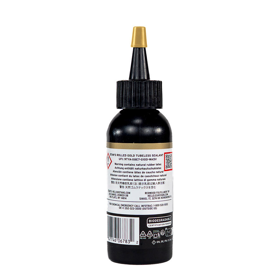 030304-01::1::030304-01::Stans No Tubes, Rolled Gold, Scellant pour pneu sans chambre à air, 60ml