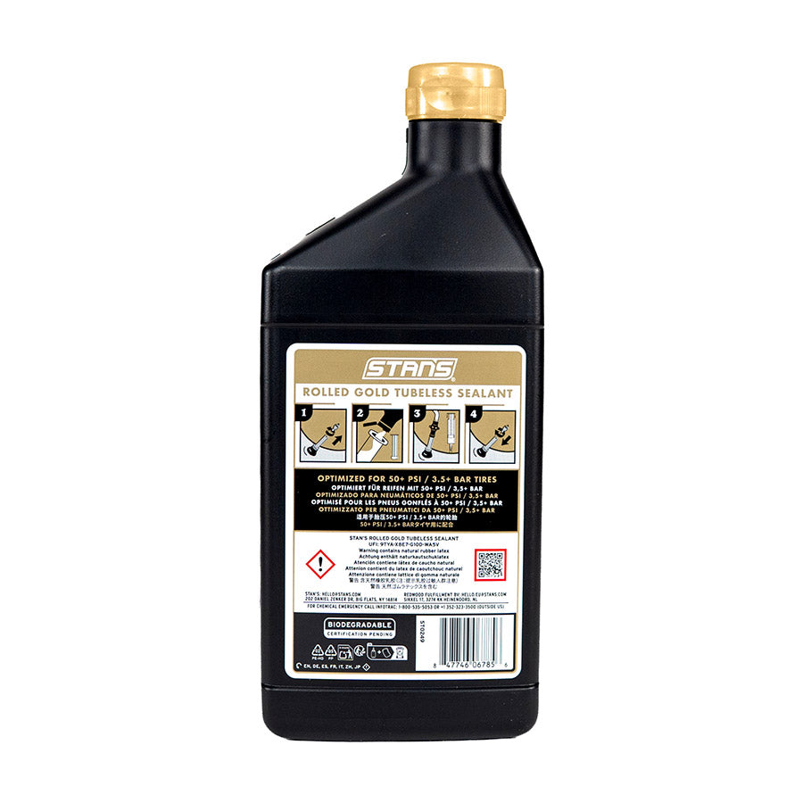 030304-03::1::030304-03::Stans No Tubes, Rolled Gold, Scellant pour pneu sans chambre à air, 500ml