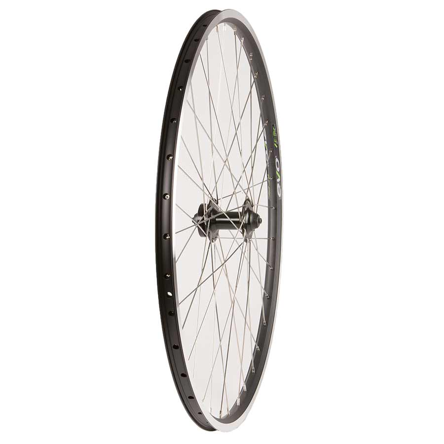 041393-02-700::0::041393-02-700::Wheel Shop, Evo Tour 19 Noir/ Formula DC-20, Roue, Avant, 700C / 622, Trous: 36, QR, 100mm, Jante et disque IS 6-boulons