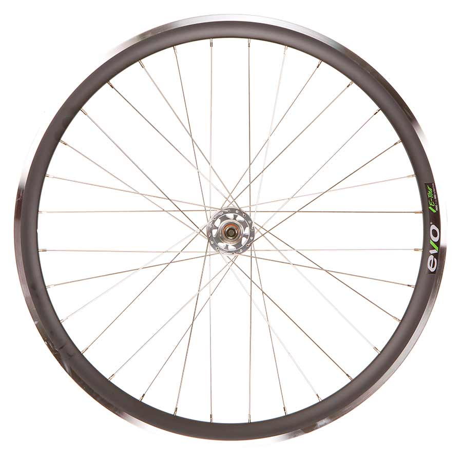 041393-04-700::1::041393-04-700::Wheel Shop, Evo Tour 19 Noir/ Formula FM-31-QR, Roue, Arrière, 700C / 622, Trous: 36, QR, 135mm, Sur jante, Roue libre