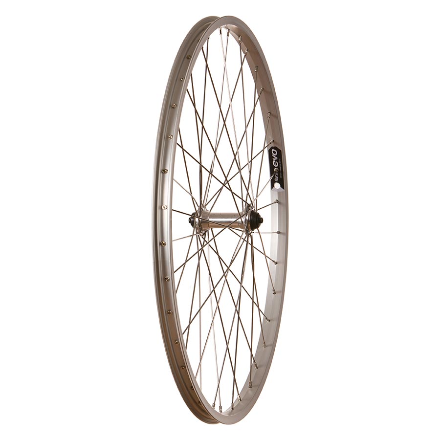 041398-02-26::0::041398-02-26::Wheel Shop, Evo Tour 20 Argent/ Formula FM-21-QR, Roue, Avant, 26'' / 559, Trous: 36, QR, 100mm, Sur jante