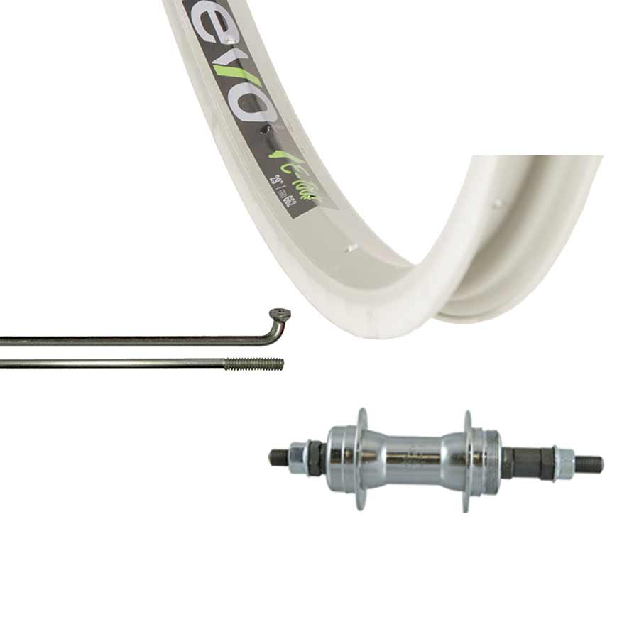 041399-02-24::1::041399-02-24::Wheel Shop, Evo Tour 20 Argent/ Formula FM-31, Roue, Arrière, 24'' / 507, Trous: 36, Boulons, 135mm, Sur jante, Roue libre