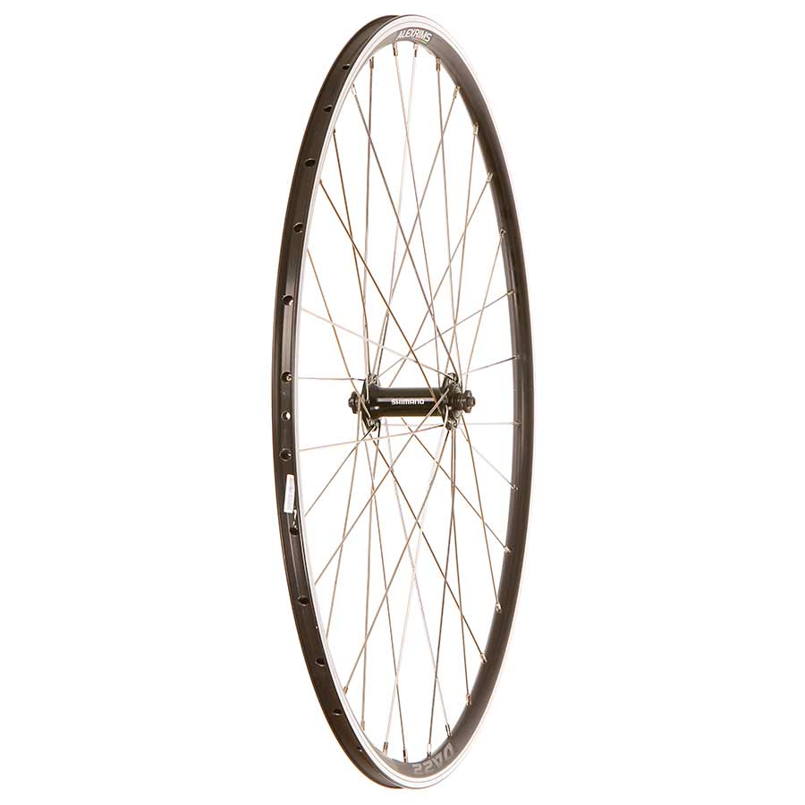 041663-01-700::0::041663-01-700::Wheel Shop, Alex DA22/ Shimano Tiagra HB-RS400 Noir, Roue, Avant, 700C / 622, Trous: 32, QR, 100mm, Sur jante