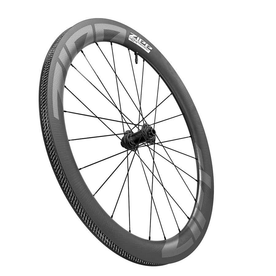041799-01-700::1::041799-01-700::Zipp, 404 Firecrest Tubeless Disc B1, Roue, Avant, 700C / 622, Trous: 24, 12mm TA, 100mm, Disque Center Lock