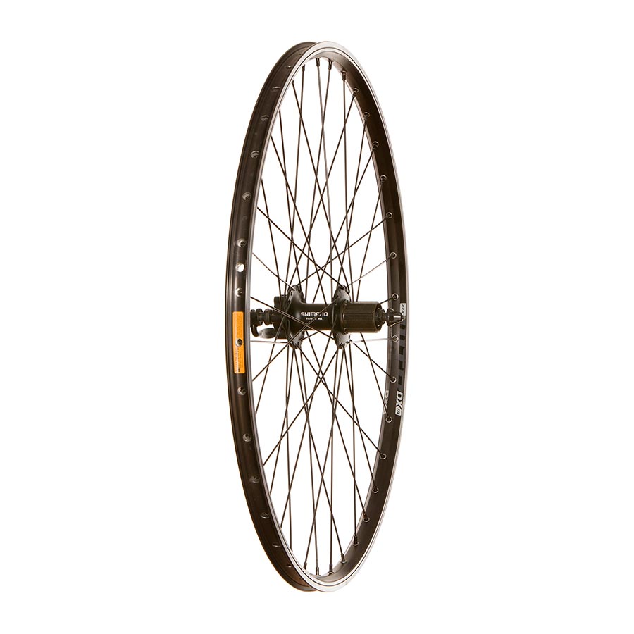 041858-02-26::0::041858-02-26::Wheel Shop, WTB DX18 / Shimano FH-M475, Roue, Arrière, 26'' / 559, Trous: 36, QR, 135mm, Jante et disque IS 6-boulons, Shimano HG