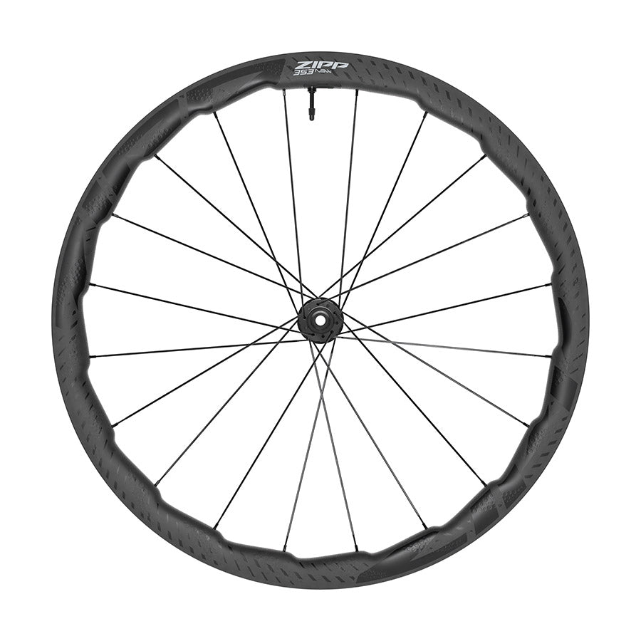 042033-01-700::1::042033-01-700::Zipp, 353 NSW Tubeless Disc B1, Roue, Avant, 700C / 622, Trous: 20, 12mm TA, 100mm, Disque Center Lock