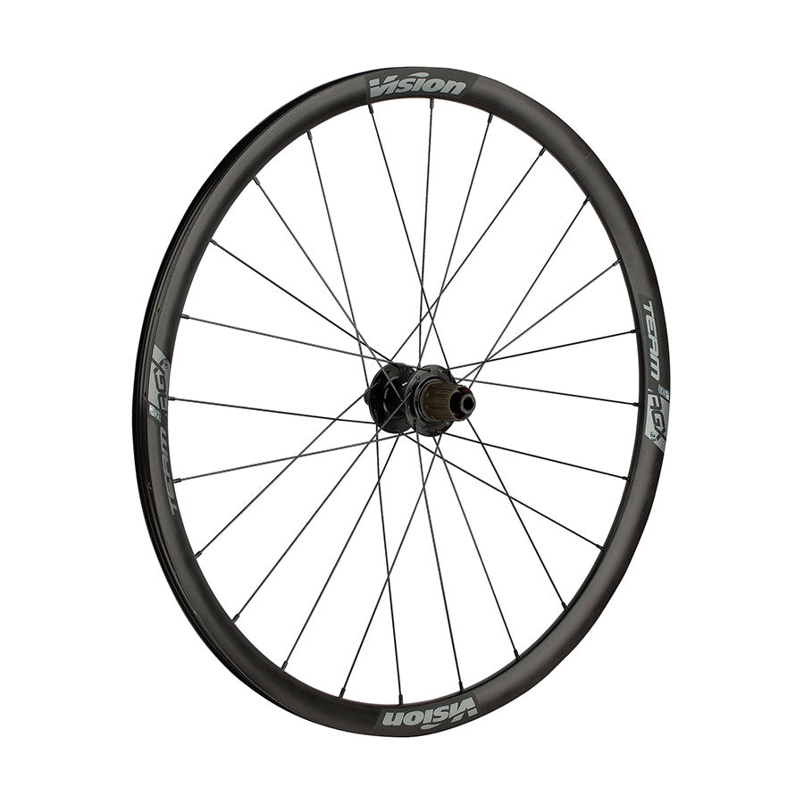 042136-02-700::0::042136-02-700::Vision, Team 30 i23 TL DISC, Roue, Avant et Arrière, 700C / 622, Trous: Av: 24, Arr: 24, Av: 12mm, Arr: 12mm, Av: 100, Arr: 142, Disque Center Lock, SRAM XD-R, Ensemble