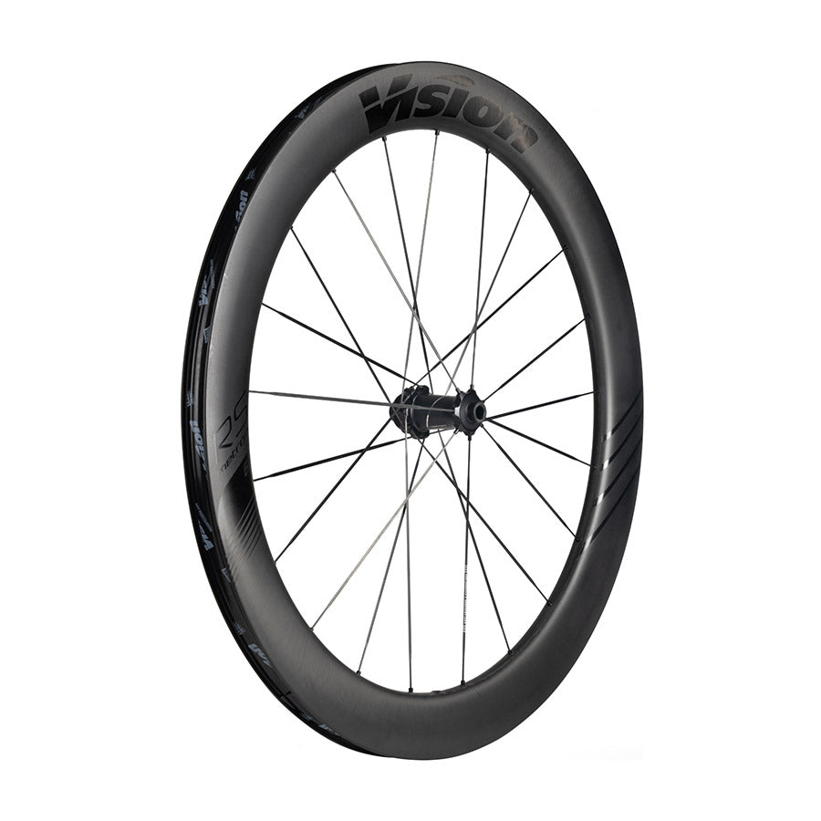 042138-01-700::0::042138-01-700::Vision, METRON RS 60 DISC, Roue, Avant et Arrière, 700C / 622, Trous: Av: 21, Arr: 24, Axle typeF: TA 12mm, R: X 12mm, Av: 100, Arr: 142, Disque Center Lock, Cassette body typeShimano Road 11/12, Ensemble