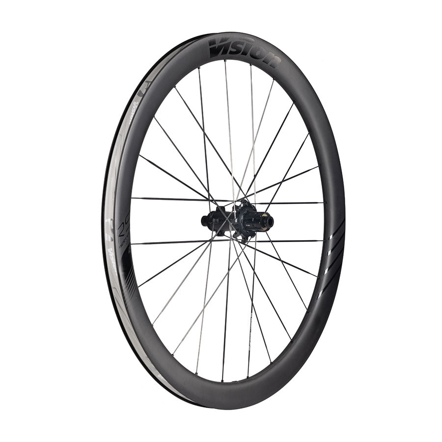 042139-02-700::0::042139-02-700::Vision, METRON RS 45 DISC, Roue, Avant et Arrière, 700C / 622, Trous: Av: 21, Arr: 24, Axle typeF: TA 12mm, R: X 12mm, Av: 100, Arr: 142, Disque Center Lock, SRAM XD-R, Ensemble