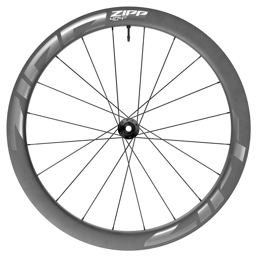 042143-01-700::1::042143-01-700::Zipp, 404 S A1, Roue, Avant, 700C / 622, Trous: 20, 12mm TA, 100mm, Disque Center Lock, Graphique Gris Foncé A1