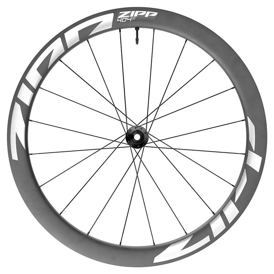 042143-04-700::1::042143-04-700::Zipp, 404 S A1, Roue, Avant, 700C / 622, Trous: 20, 12mm TA, 100mm, Disque Center Lock, Graphique Blanc A1