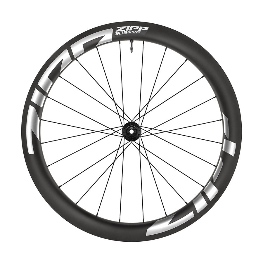 042144-02-700::1::042144-02-700::Zipp, 303 XPLR S B1, Roue, Avant, 700C / 622, Trous: 24, 12mm TA, 100mm, Disque Center Lock, Graphique Blanc b1