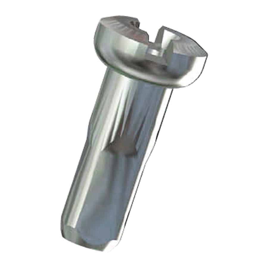 070299-04::0::070299-04::Sapim, Polyax Aluminium, Écrous, Noir, 2mm, (14G), 14mm, Sac de 100