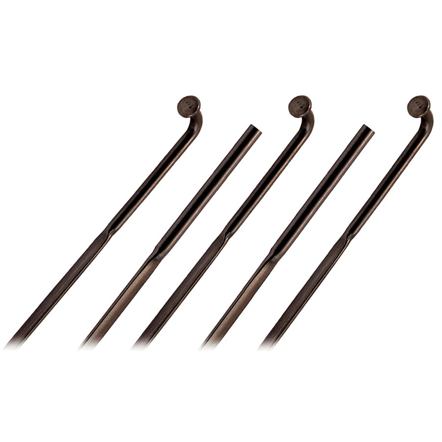 070354-999::0::070354-999::Sapim, CX-Ray, Rayons, Aéro à coude, Noir, 2.0, Longueur: 310mm, Sans filet, À couper, Paquet de 100