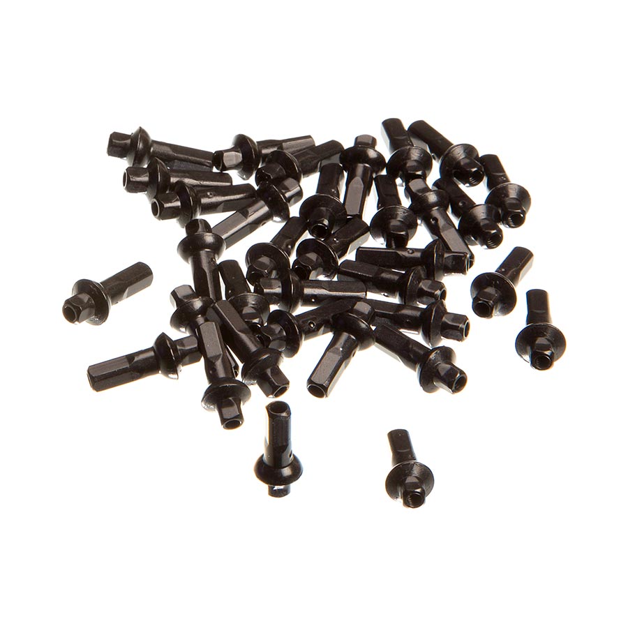 070377-01::0::070377-01::Zipp, Sapim Double Square, Écrou à rayon, Longueur: 16mm, Noir, 34pcs