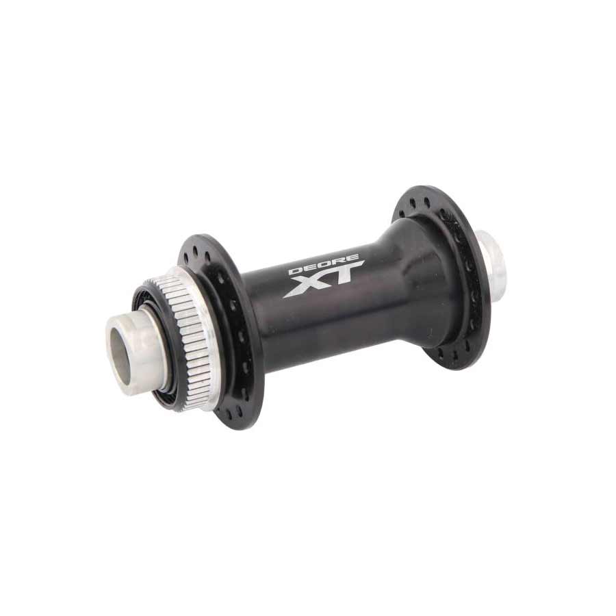 080322-06::0::080322-06::Shimano, Deore XT HB-M8010-B, Moyeu à disque, Avant, 32T, 15mm TA, 110mm Boost, Noir