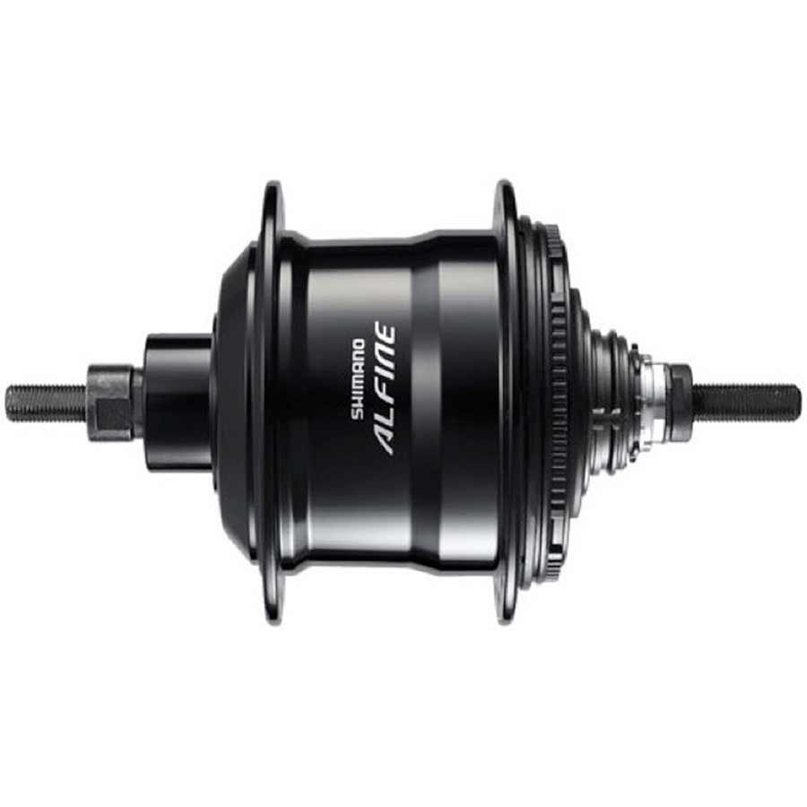 080505-02::0::080505-02::Shimano, Alfine SG-S7001-11, Moyeu à 11 vitesses internes, Noir, 32T, QRx135mm, Center Lock