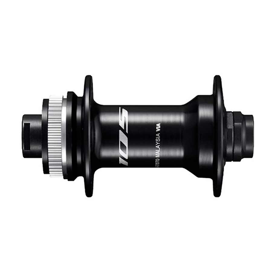 080515-02::0::080515-02::Shimano, 105 HB-R7070, Moyeu à disque, Avant, 32T, 12mm TA, 100mm, Shimano Road 11, Noir