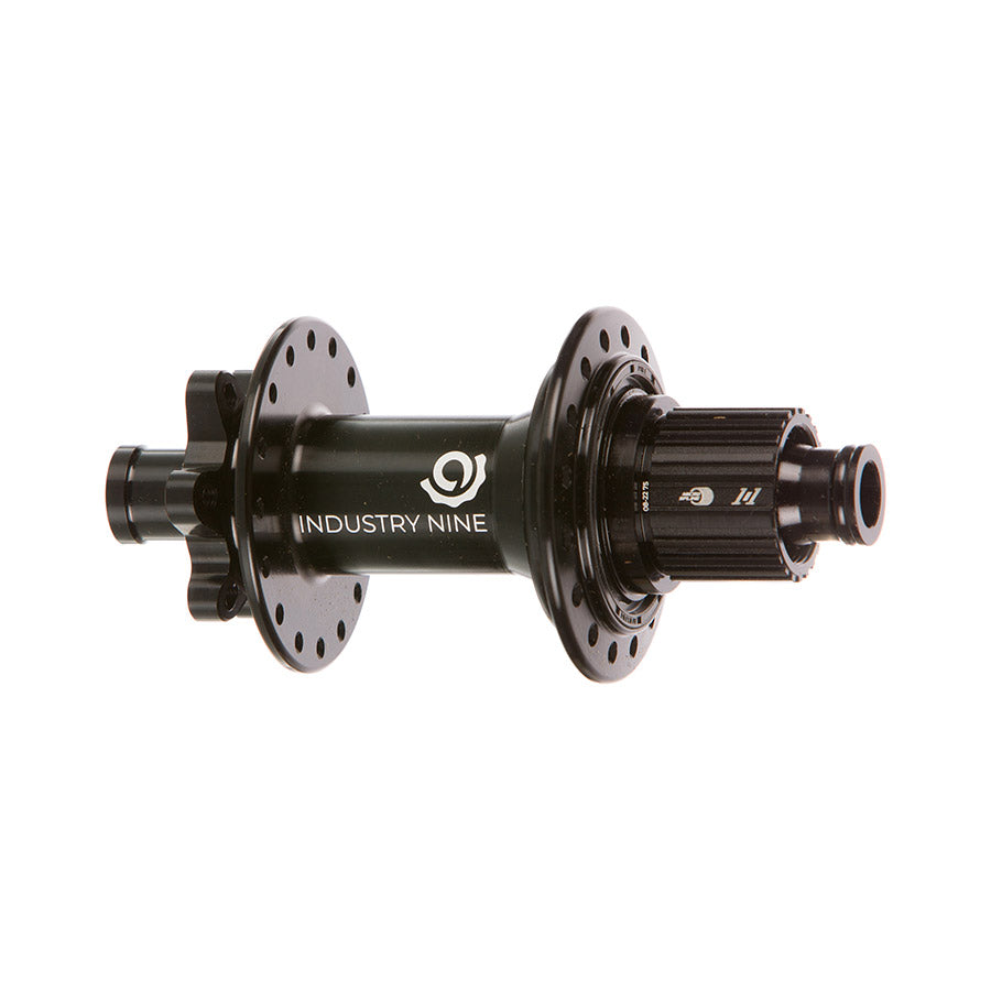 080536-02::1::080536-02::Industry Nine, 1/1 Classic Boost 6B, Moyeu à disque, Arrière, 32T, 12mm TA, 148mm, Shimano Micro Spline, Noir