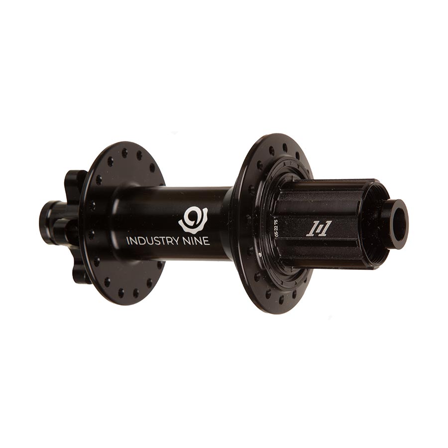 080572-01::1::080572-01::Industry Nine, 1/1 Classic DH157 6B, Moyeu à disque, Arrière, 32T, 12mm TA, 157mm, Shimano Road 10/ MTB 11, Noir