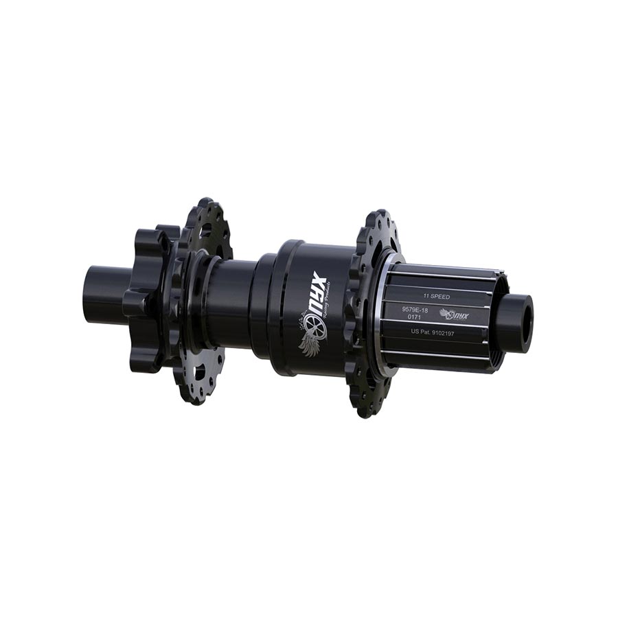 080584-05::0::080584-05::Onyx Racing Products, Vesper MTB Boost, Moyeu à disque, Arrière, 32T, 12mm TA, 148mm, Shimano HG 11, Noir