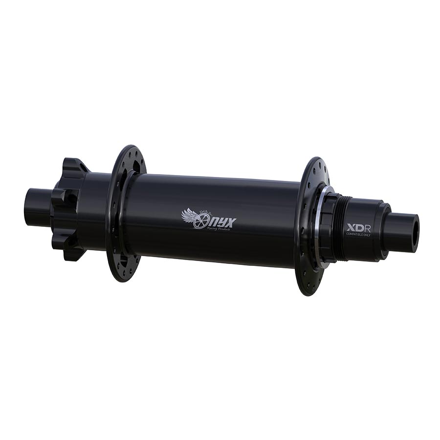 080587-01::0::080587-01::Onyx Racing Products, FAT, Moyeu à disque, Arrière, 32T, 12mm TA, 197mm, SRAM XD-R, Noir