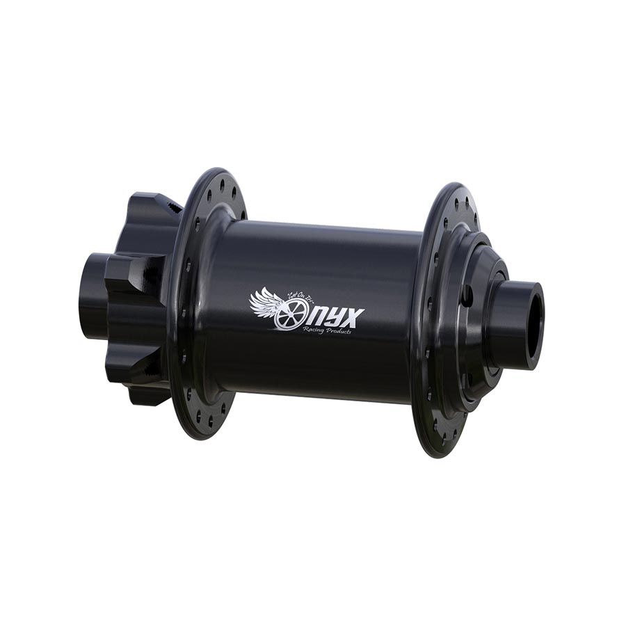 080589-01::0::080589-01::Onyx Racing Products, MTB Boost, Moyeu à disque, Avant, 32T, 15mm TA, 110mm, Noir