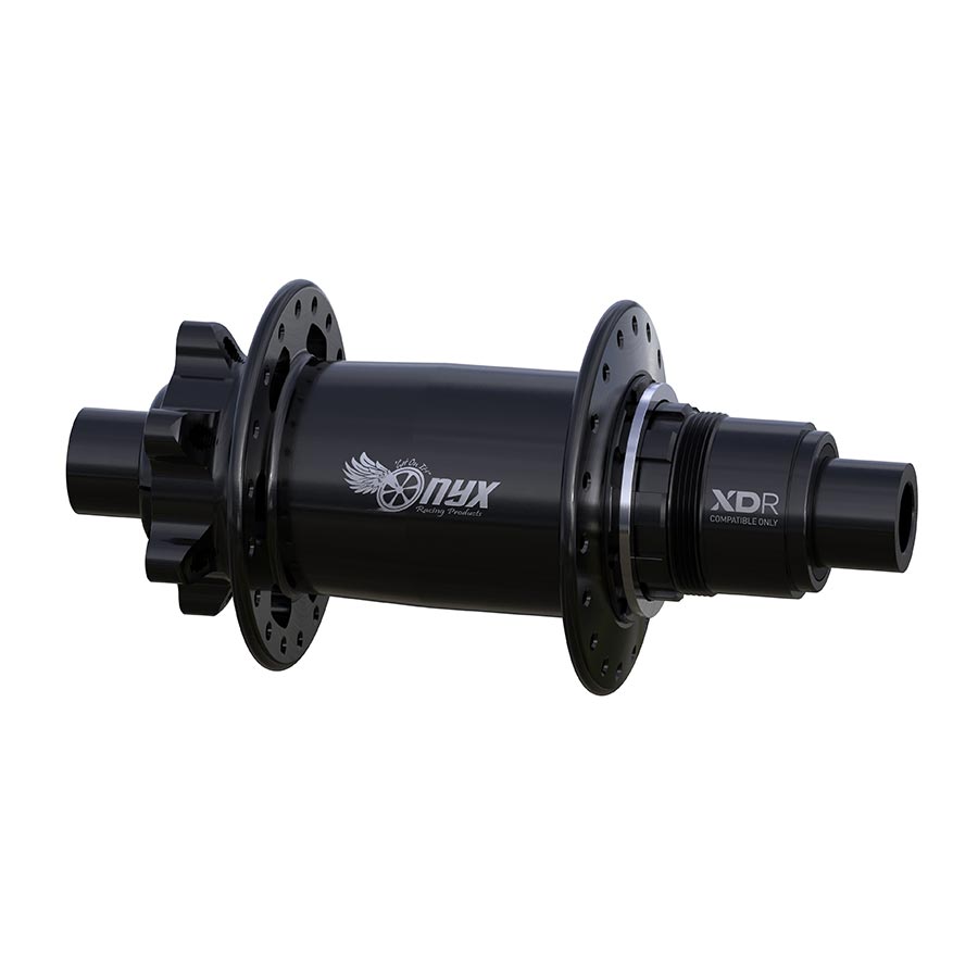 080590-01::0::080590-01::Onyx Racing Products, MTB Boost, Moyeu à disque, Arrière, 32T, 12mm TA, 148mm, SRAM XD-R, Noir