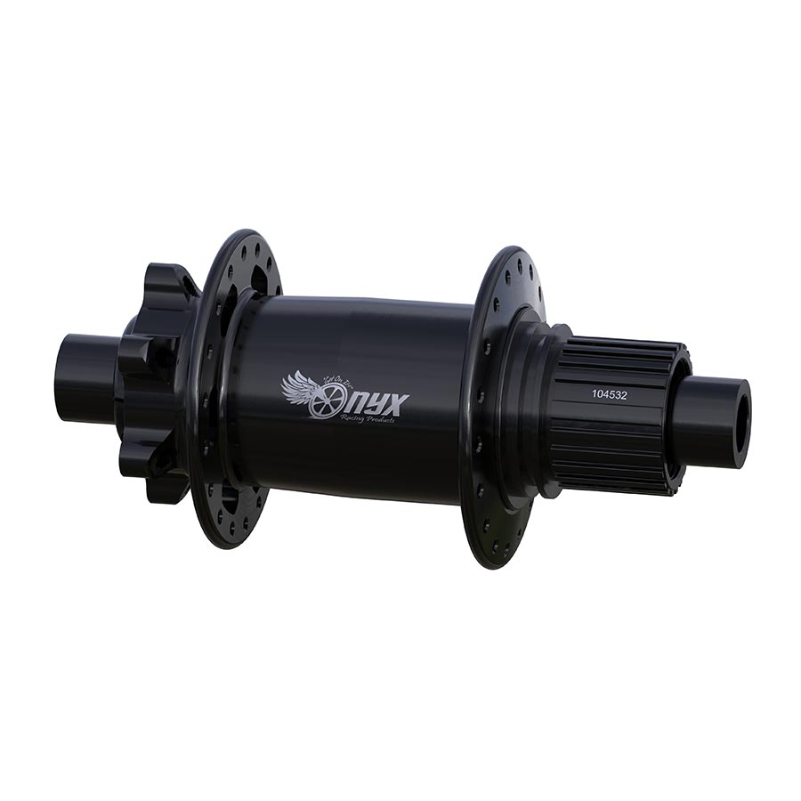 080590-02::0::080590-02::Onyx Racing Products, MTB Boost, Moyeu à disque, Arrière, 32T, 12mm TA, 148mm, Shimano Micro Spline, Noir