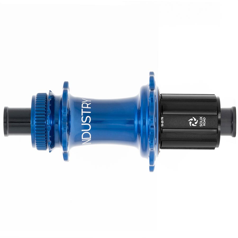 080645-02::1::080645-02::Industry Nine, Solix G Classic Rear HG11, Moyeu à disque, Arrière, 24T, 12mm TA, 142mm, Shimano HG 11, Bleu