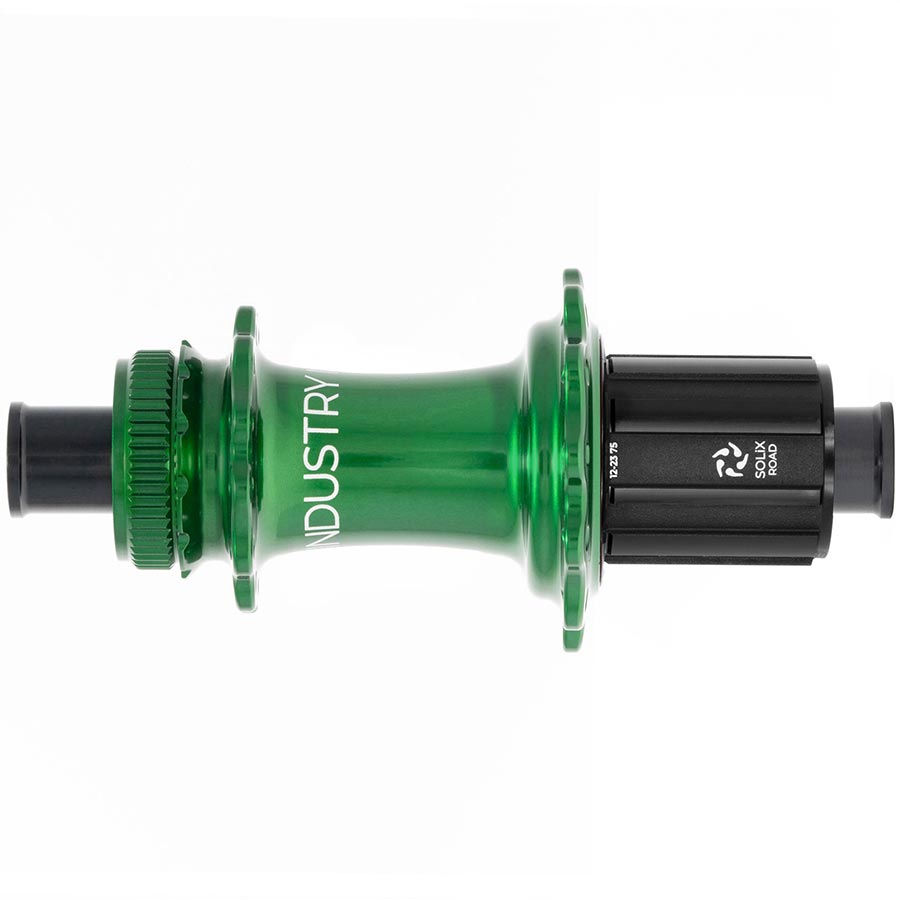 080645-04::1::080645-04::Industry Nine, Solix G Classic Rear HG11, Moyeu à disque, Arrière, 24T, 12mm TA, 142mm, Shimano HG 11, Vert