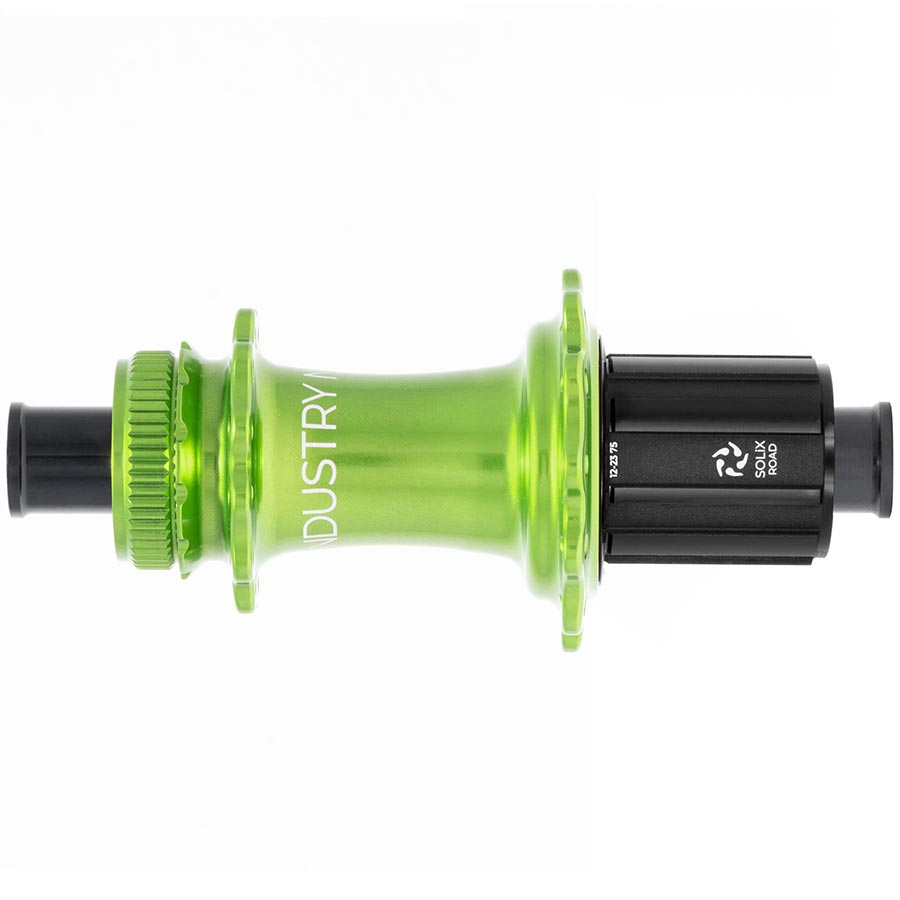 080645-05::1::080645-05::Industry Nine, Solix G Classic Rear HG11, Moyeu à disque, Arrière, 24T, 12mm TA, 142mm, Shimano HG 11, Lime