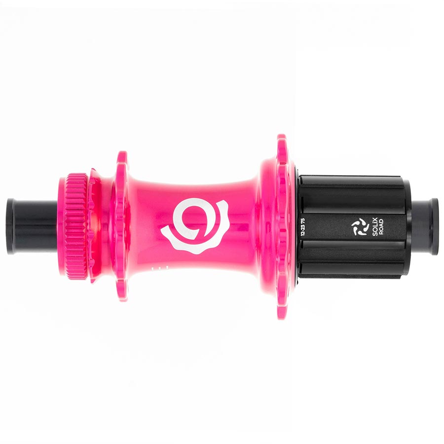 080645-07::0::080645-07::Industry Nine, Solix G Classic Rear HG11, Moyeu à disque, Arrière, 24T, 12mm TA, 142mm, Shimano HG 11, Rose