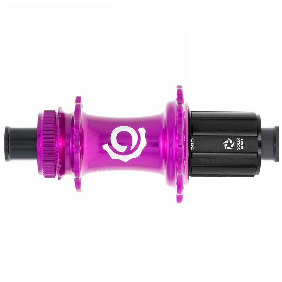 080645-08::0::080645-08::Industry Nine, Solix G Classic Rear HG11, Moyeu à disque, Arrière, 24T, 12mm TA, 142mm, Shimano HG 11, Violet
