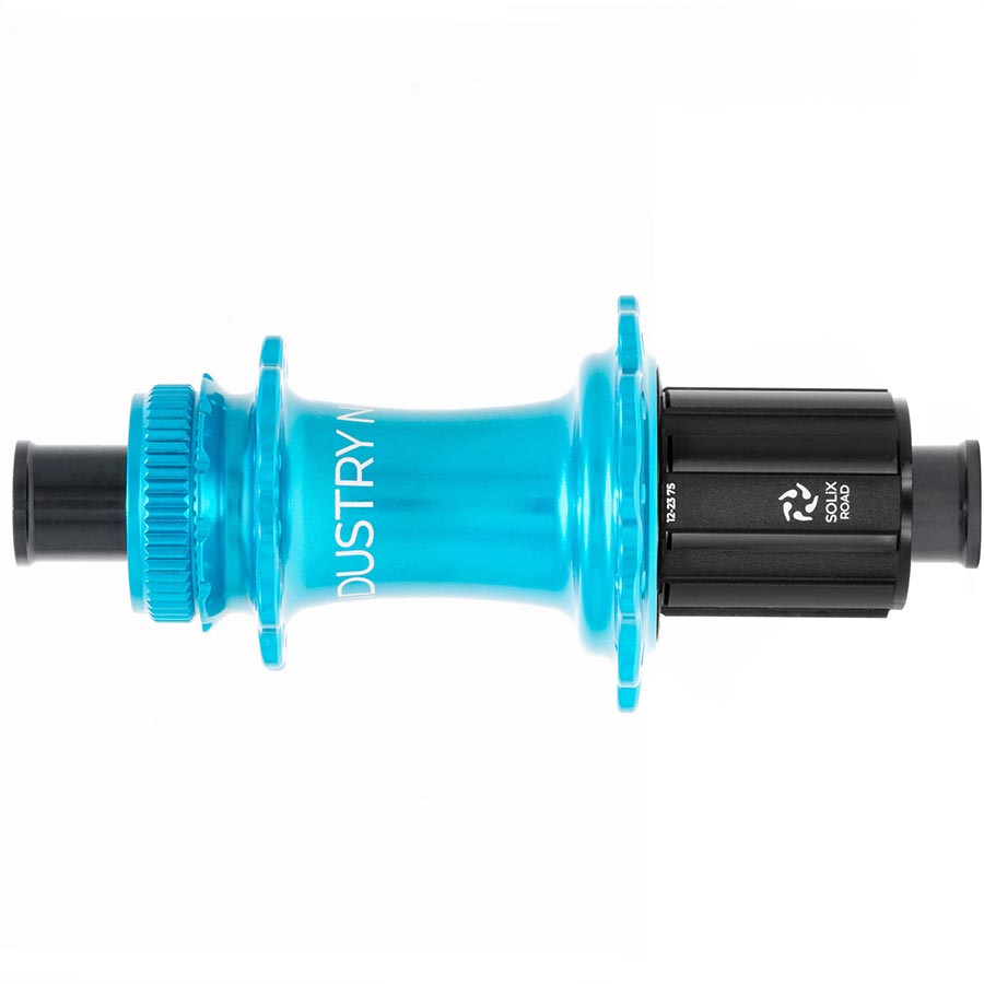 080645-11::1::080645-11::Industry Nine, Solix G Classic Rear HG11, Moyeu à disque, Arrière, 24T, 12mm TA, 142mm, Shimano HG 11, Turquoise