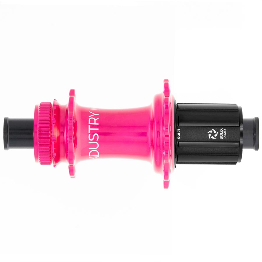 080645-18::1::080645-18::Industry Nine, Solix G Classic Rear HG11, Moyeu à disque, Arrière, 28T, 12mm TA, 142mm, Shimano HG 11, Rose