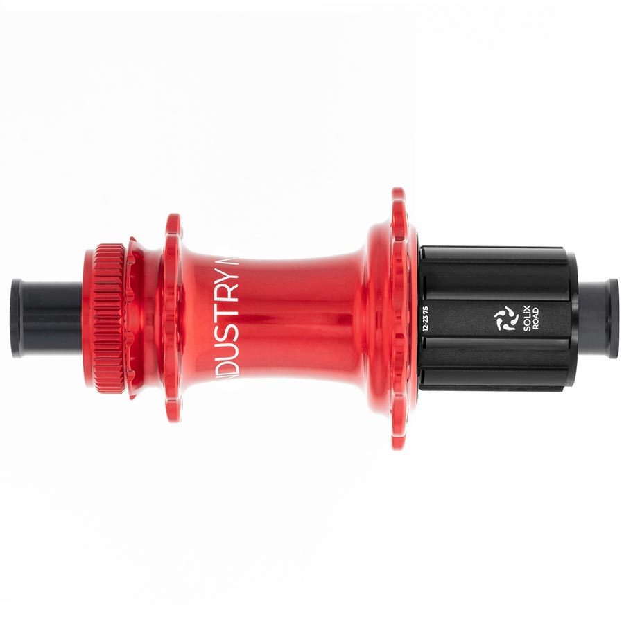 080645-20::1::080645-20::Industry Nine, Solix G Classic Rear HG11, Moyeu à disque, Arrière, 28T, 12mm TA, 142mm, Shimano HG 11, Rouge