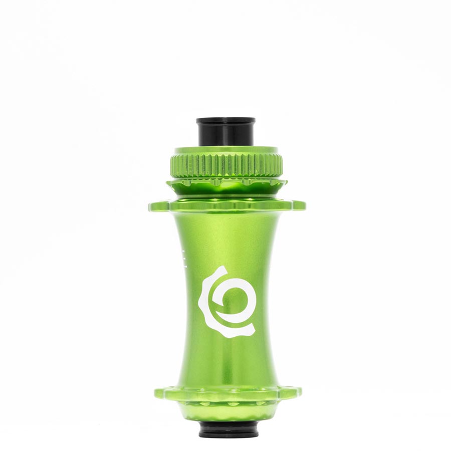 080651-21::0::080651-21::Industry Nine, Solix M Classic Front, Moyeu à disque, Avant, 28T, 15mm TA, 110mm Boost, Vert Lime