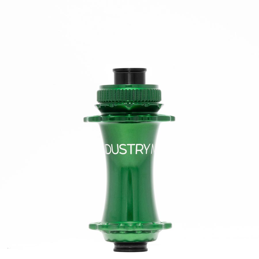 080651-22::1::080651-22::Industry Nine, Solix M Classic Front, Moyeu à disque, Avant, 28T, 15mm TA, 110mm Boost, Vert