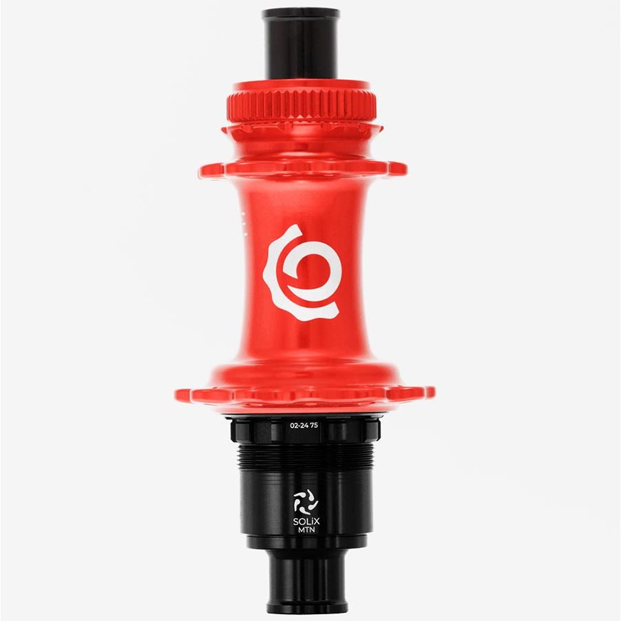 080652-05::1::080652-05::Industry Nine, Solix M Classic Rear XD, Moyeu à disque, Arrière, 24T, 12mm TA, 148mm, SRAM XD, Rouge