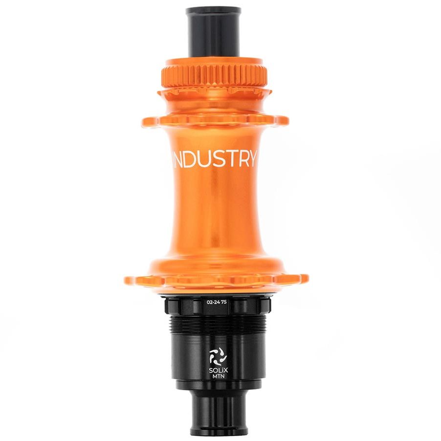 080652-13::1::080652-13::Industry Nine, Solix M Classic Rear XD, Moyeu à disque, Arrière, 28T, 12mm TA, 148mm, SRAM XD, Orange