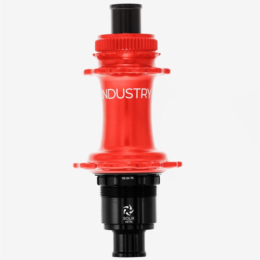 080652-16::0::080652-16::Industry Nine, Solix M Classic Rear XD, Moyeu à disque, Arrière, 28T, 12mm TA, 148mm, SRAM XD, Rouge