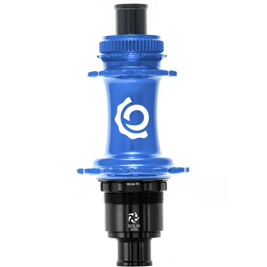 080652-18::0::080652-18::Industry Nine, Solix M Classic Rear XD, Moyeu à disque, Arrière, 28T, 12mm TA, 148mm, SRAM XD, Bleu