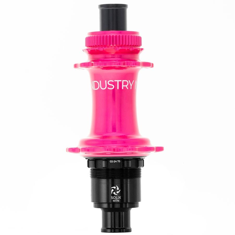 080652-20::1::080652-20::Industry Nine, Solix M Classic Rear XD, Moyeu à disque, Arrière, 28T, 12mm TA, 148mm, SRAM XD, Rose