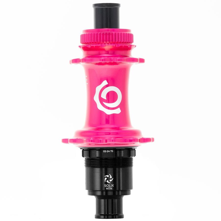 080653-20::0::080653-20::Industry Nine, Solix M Classic Rear MS, Moyeu à disque, Arrière, 28T, 12mm TA, 148mm, Shimano Micro Spline, Rose