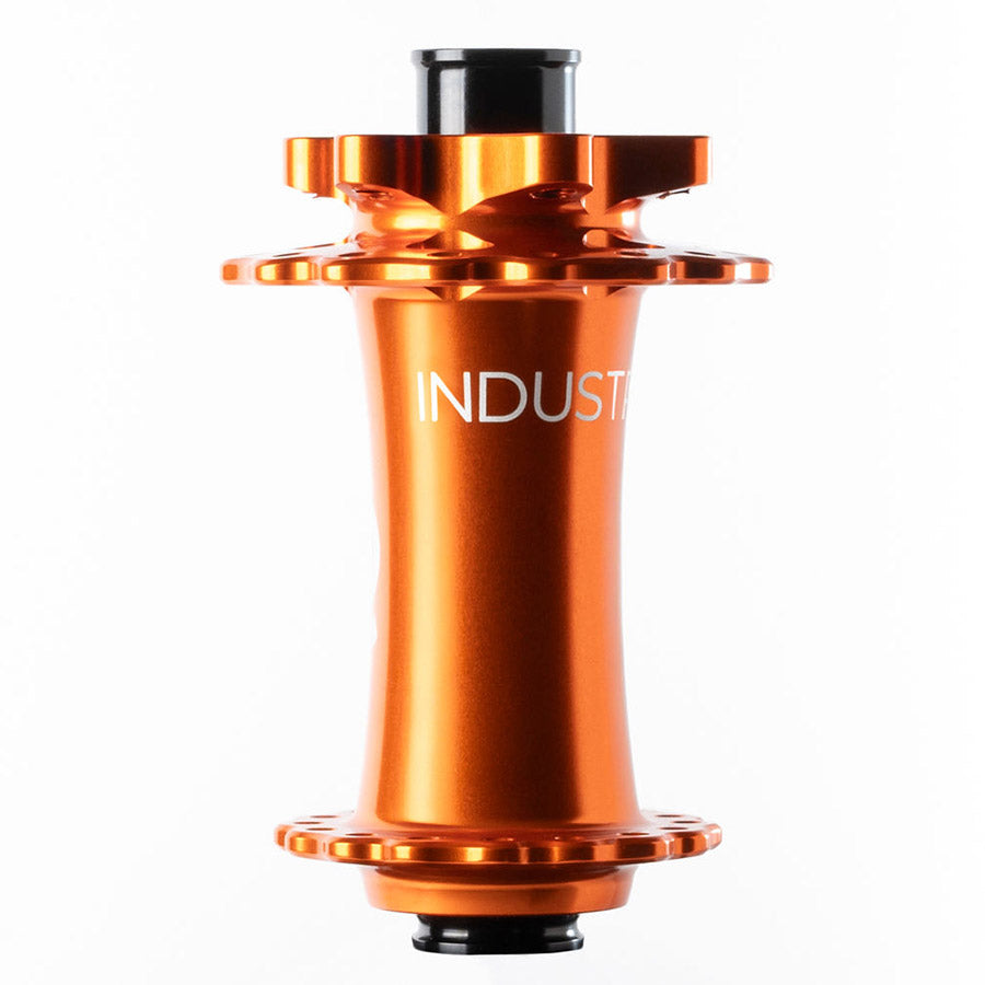 080658-19::1::080658-19::Industry Nine, Hydra 2 15x110, Moyeu à disque, Avant, 28T, 15mm TA, 110mm Boost, Orange