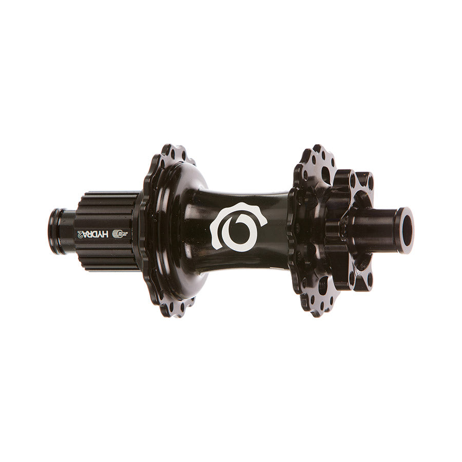 080660-01::1::080660-01::Industry Nine, Hydra 2 Boost MicroSpline, Moyeu à disque, Arrière, 32T, 12mm TA, 148mm, Shimano Micro Spline, Noir