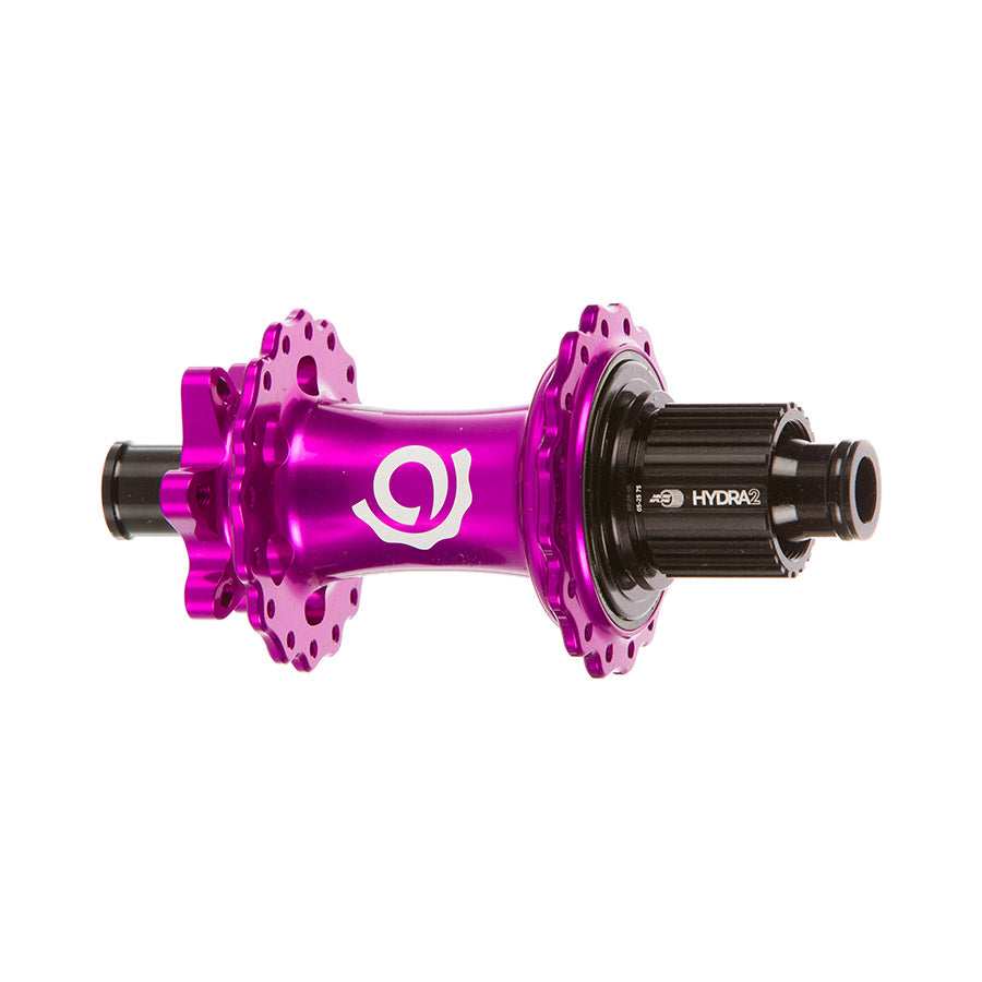080660-21::0::080660-21::Industry Nine, Hydra 2 Boost MicroSpline, Moyeu à disque, Arrière, 28T, 12mm TA, 148mm, Shimano Micro Spline, Violet