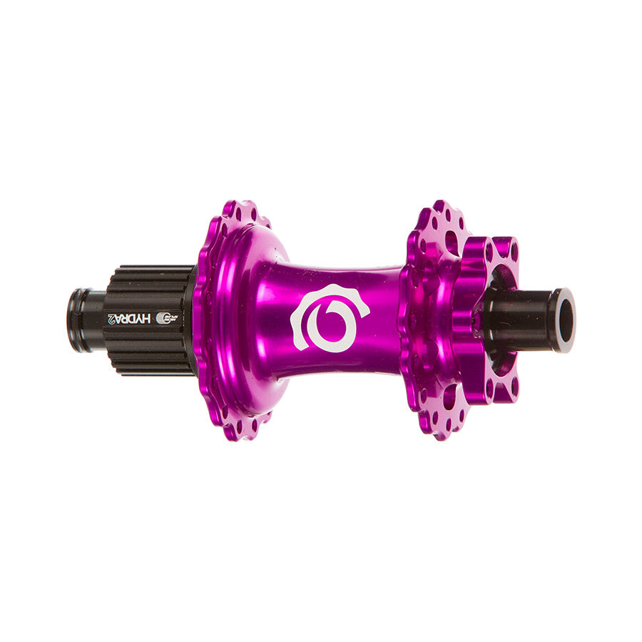 080660-21::1::080660-21::Industry Nine, Hydra 2 Boost MicroSpline, Moyeu à disque, Arrière, 28T, 12mm TA, 148mm, Shimano Micro Spline, Violet